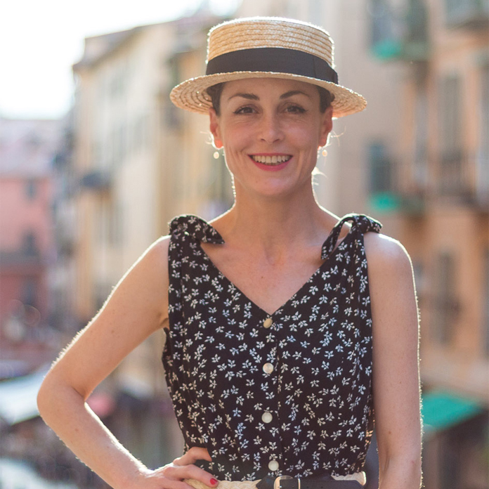 Céline, private tour guide in Nice, offering authentic French Riviera tours