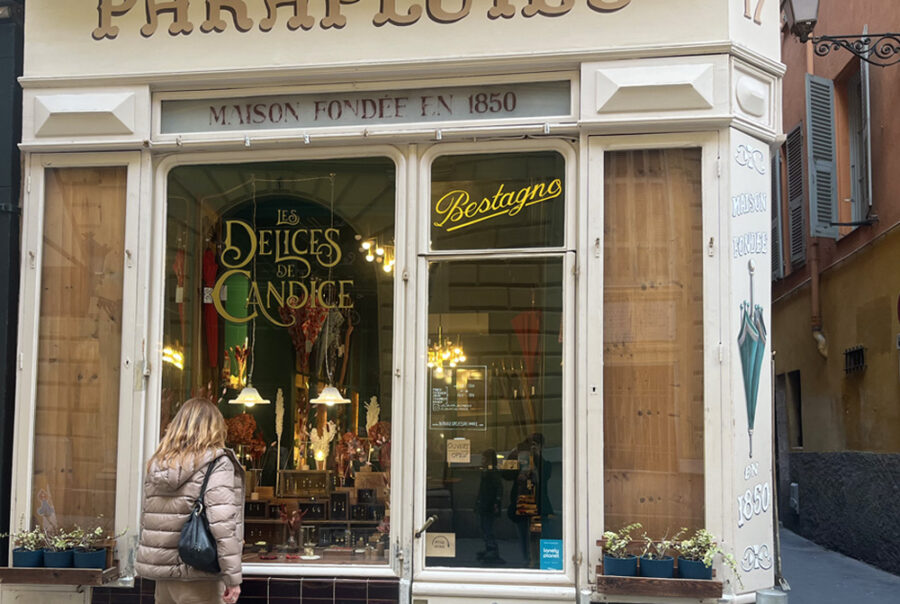 Les Délices de Candice handmade jewelry shop in Nice with delicate artisan creations