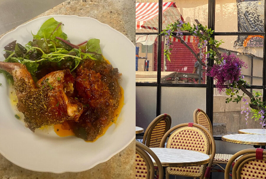 Cantina de la Bourse restaurant on Place Saint-François in Nice local brasserie atmosphere