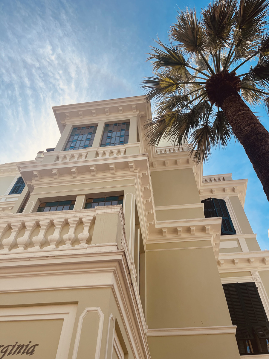 Villa Virginia in Bordighera, Italy, an elegant historic villa on the Italian Riviera